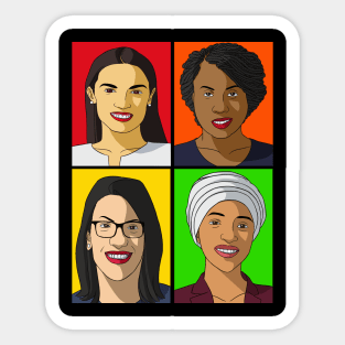 Alexandria Ocasio Cortez The Squad Sticker